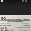 BG Carpet & Upholstery Cleaning