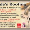 Clydes Bluegrass Roofing