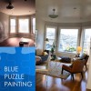 Blue Puzzle Painting